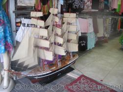 Multi-mast sail boat replica at a shop at Port Zante St Kitts.jpg