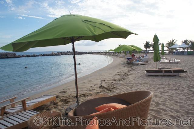 Fine beach chairs at beach behind Carambola Restaurant in St Kitts.jpg
