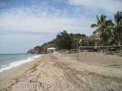 Beach volley ball courts at Monkey Bar Beach in St Kitts.jpg