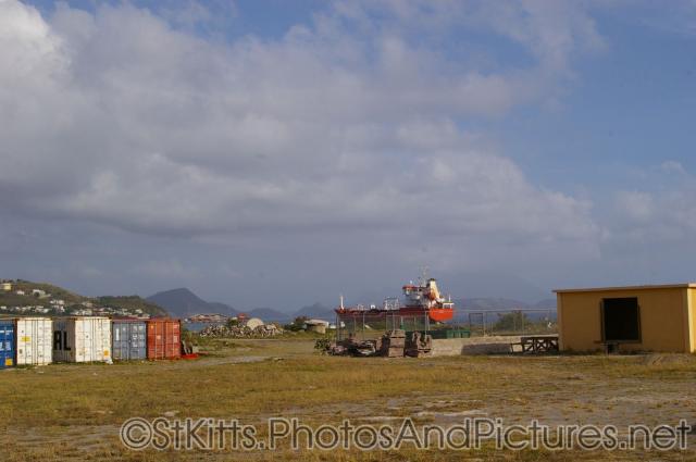 Cargo containers and ship in St Kitts.jpg