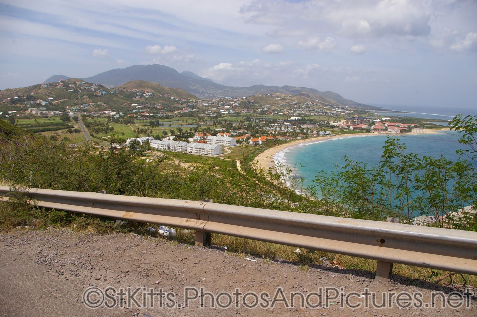 Frigate Bay as viewed from a hill side road in St Kitts.jpg
