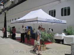 Celebrity Equinox guest comfort tent at St Kitts.jpg