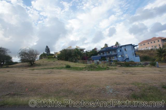 Blue building with Canadian flag in Frigate Bay St Kitts.jpg