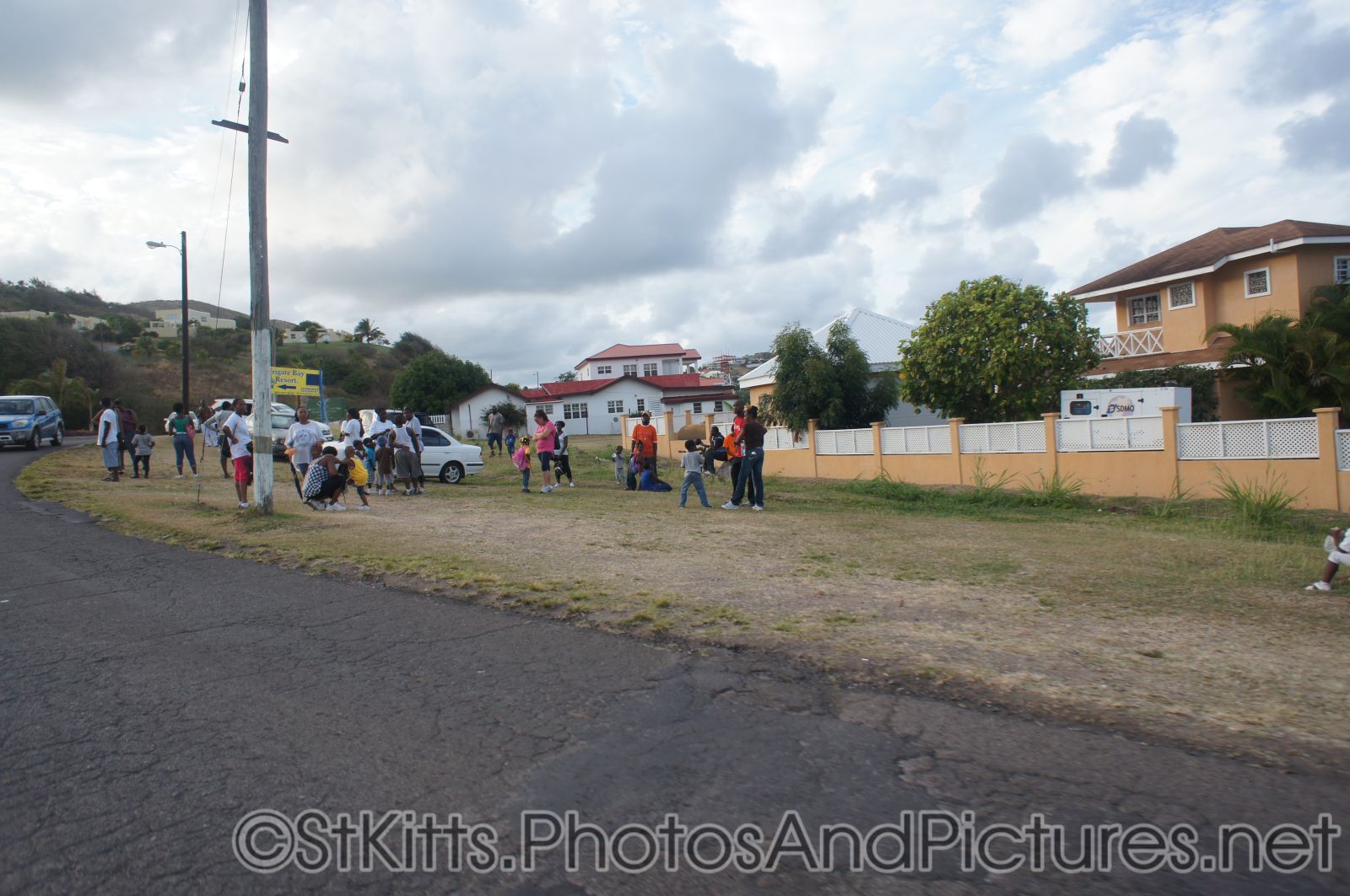 People gather at Frigate Bay St Kitts.jpg
