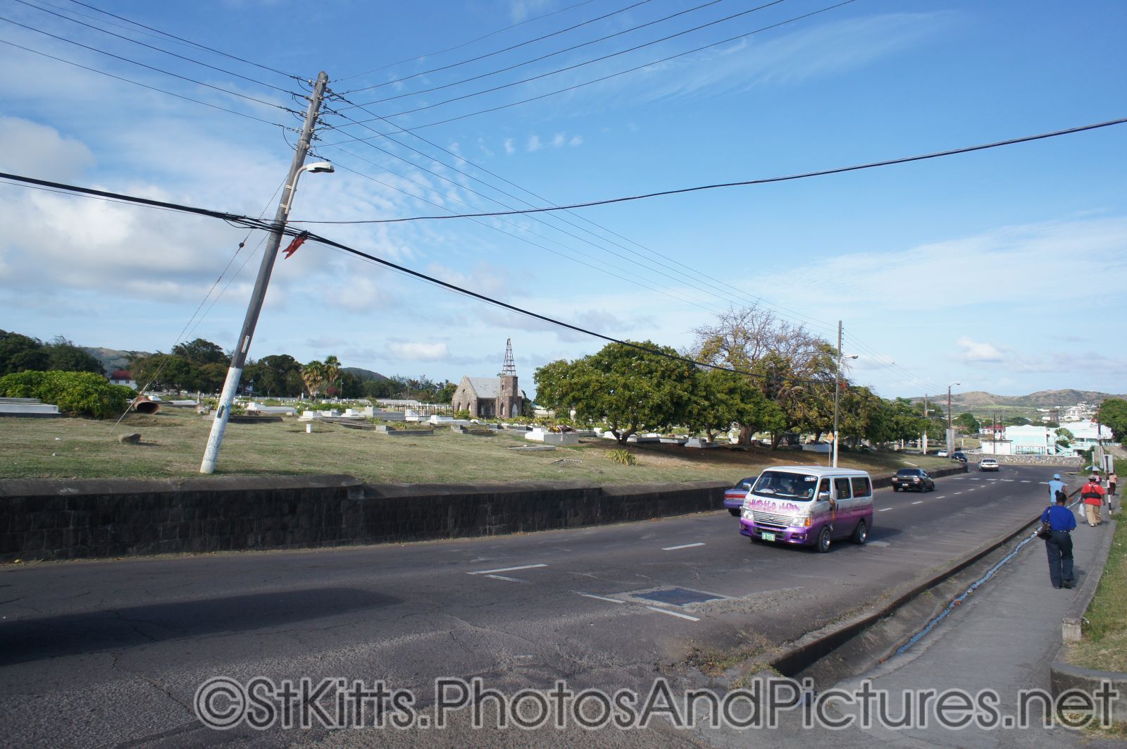 Street next to cemetary in International University of the Health Sciences School of Medicine in St Kitts.jpg
